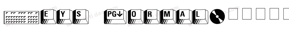Keys Normal字体转换